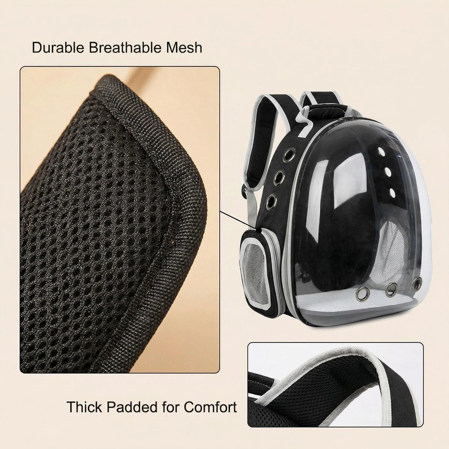 Space Capsule Cat Backpack