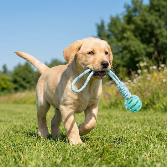 Cotton Rope Dog Chew Ball