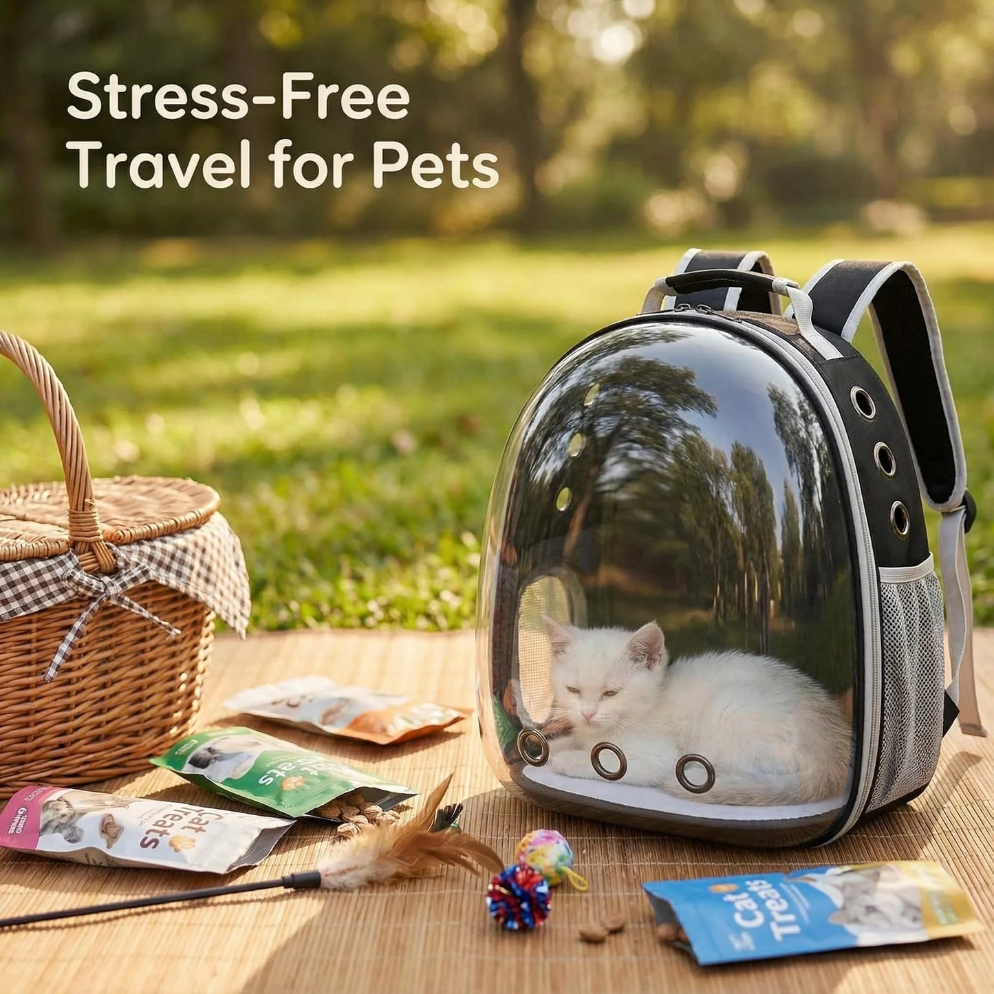 Space Capsule Cat Backpack